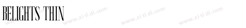 Belights Thin字体转换 Belights Thin字体转换
